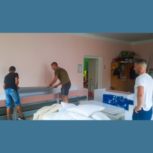 Dotarea IET nr. 7 cu paturi pentru copii